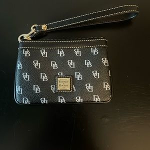 100% Authentic Gently Used Dooney & Bourke Black With Gold Wtistlet